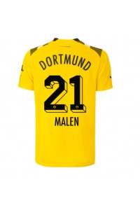 Fotbalové Dres Borussia Dortmund Donyell Malen #21 Třetí Oblečení 2022-23 Krátký Rukáv